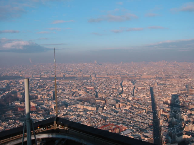 Une vue depuis la tour Montparnasse